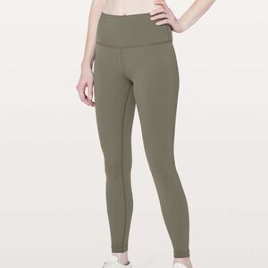Lululemon Wunder Under Hi-Rise Tight *Full-On Luxtreme 28"
Dark Olive